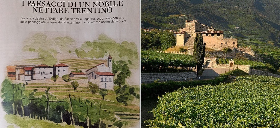 Da Sacco a Villa la Vallagarina e il Marzemino protagonisti su 'Bell'Italia'